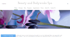 Desktop Screenshot of beautyandbodyworksspa.com